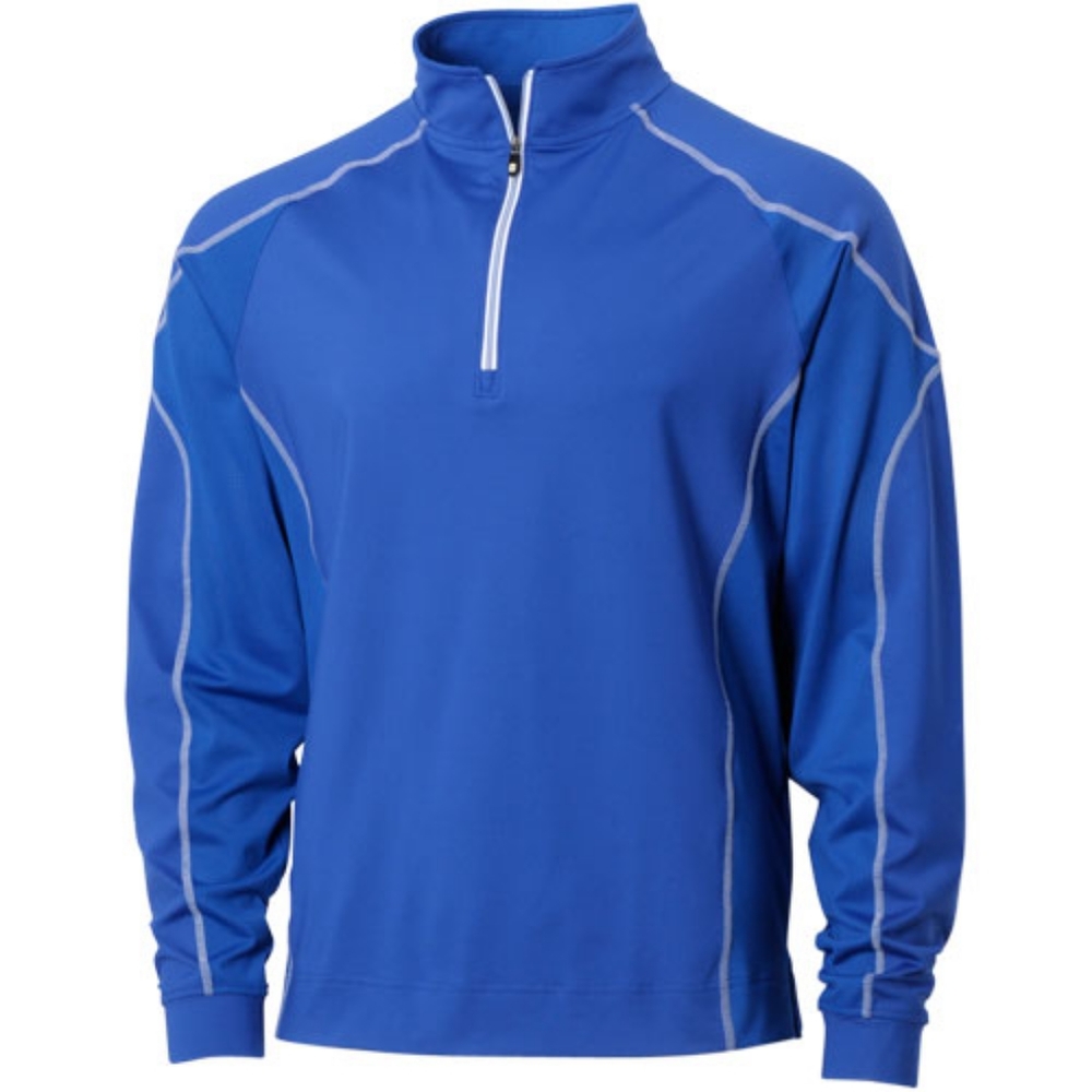 Footjoy half zip pullover men's medium blue